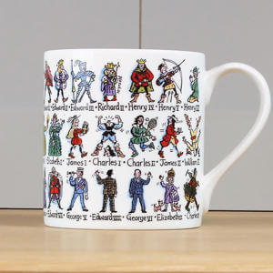 Picturemaps Kings & Queens of England Mug 300ml